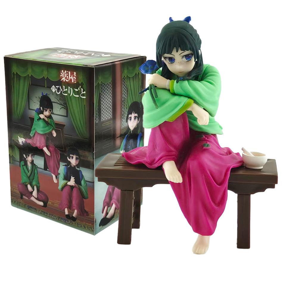 Anime Die Apotheker-Tagebücher Figur Maomi Actionfigur PVC Modell Kawaii Auto Dekoration Puppe Kinderspielzeug Weihnachtsgeschenke