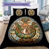 Aztec Snake Mandala Pattern Bedding,Quilt Set Quilt Cover Pillowcase Home Birthday Gift (1*duvet Cover+2*pillowcase,without Core)