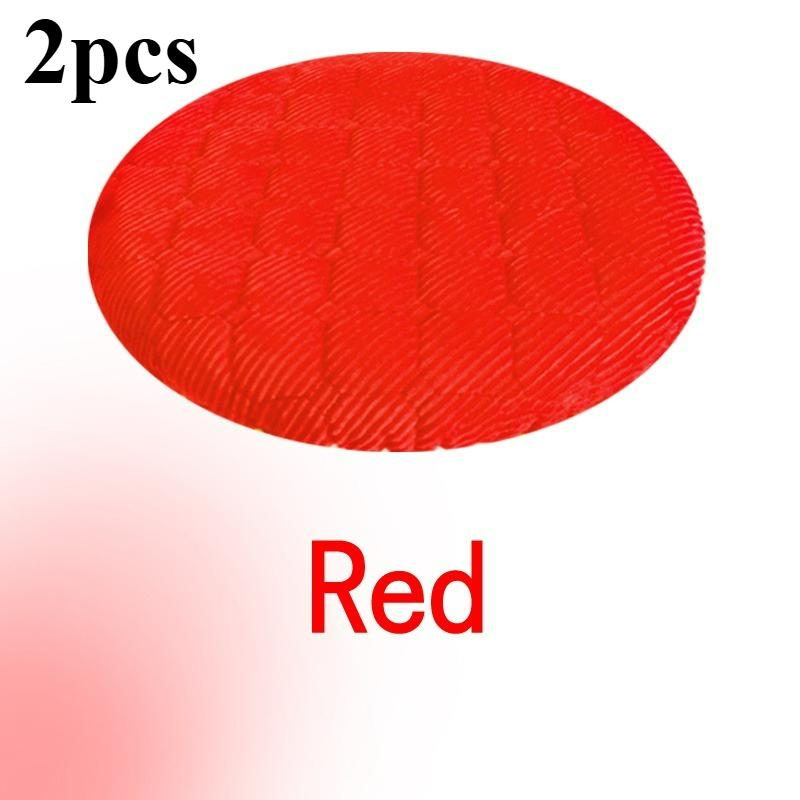 2pcs Thick Soft Round Stool Covers,Elastic Seat Cushions for Wood Iron Stool 25-30cm,Washable All-Season Chair Cover Dining Room