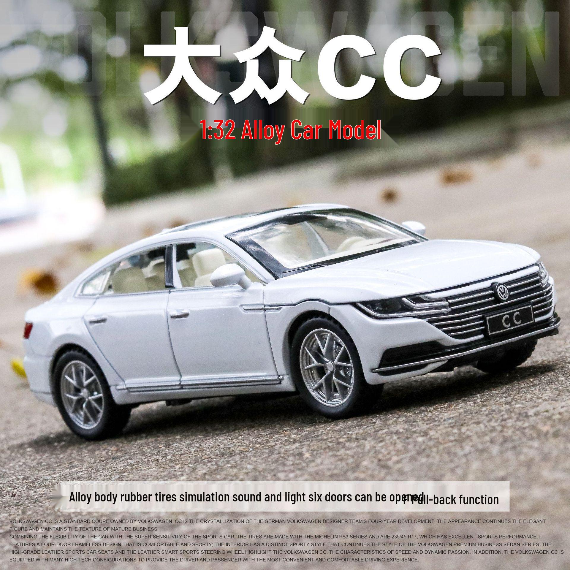 

Volkswagen CC 1:32 Alloy Car Model Toy for Kids