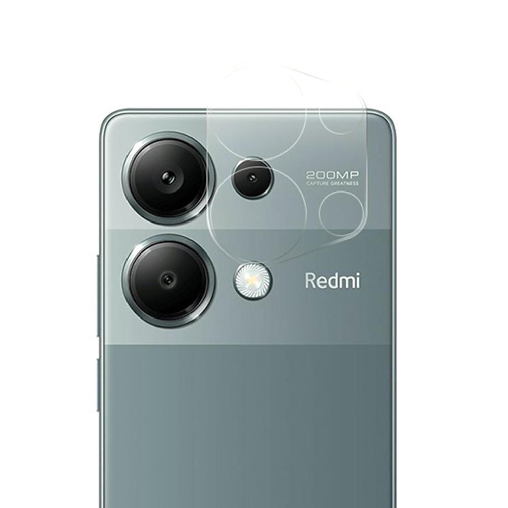 

RURIHAI Для Xiaomi Redmi Note 13 Pro 4G Захисник об єктива камери 3D Прозорий Високоалюмосилікатний Скляний Захисний фільм для об єктива Type A