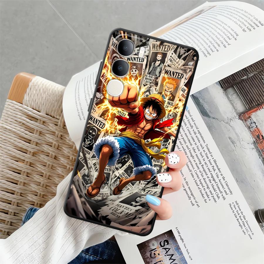 Ones Pieces Luffy Phone Cover Case for Vivo V29 Y50 Y95 Y75 Y81 Y71 Y91 V21E V23 Y51S Y78 V27 Y52S Y93 V25 V30 Y53S