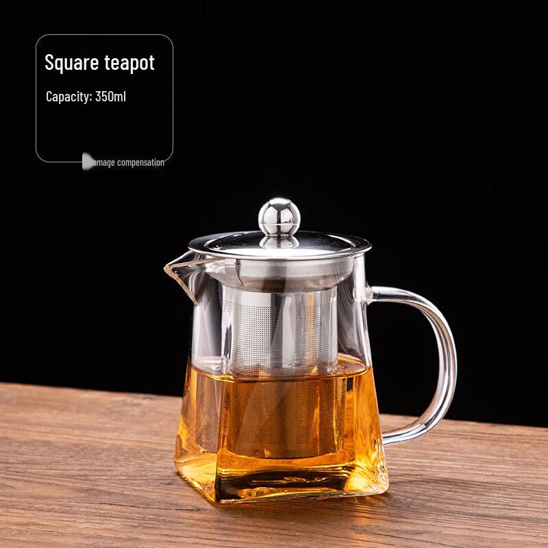 ZISIZ Heat-Resistant Glass Teapot