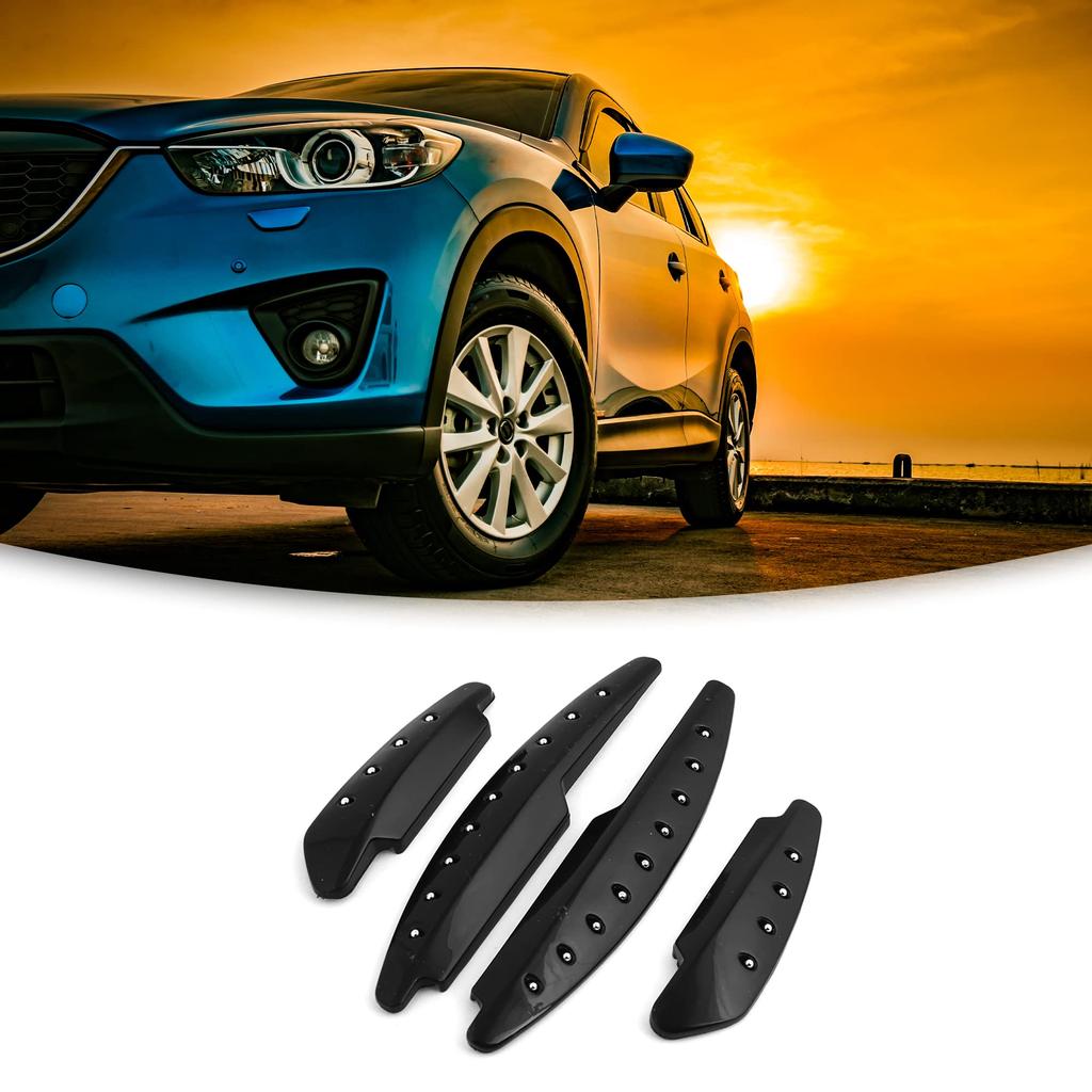 ACROPIX Door Mirror Protector Guard Sticker Vehicle Exterior Decoration Black
