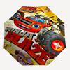 Blaze, Monster Machines Themed Automatic Opening and Closing Umbrella, Compact Travel Umbrella, Lightweight and Portable, Suitable for Beach