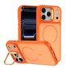 KEYSION Matte Skin Feel Lens Stand Phone Case for Magsafe for iPhone 17 Pro Max Magnetic Wireless Charging Shockproof Back Cover