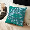 Colorful Sardine Lobster Crab Fish Ocean Pillow Cushion Cover Pillowcase Living Room Sofa Home Decor Customized