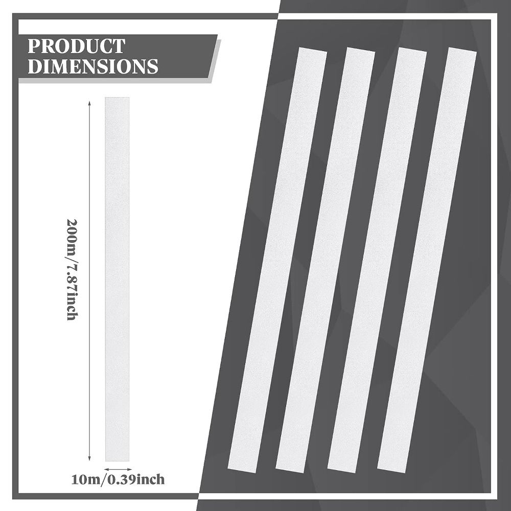 20Pcs Non-Contact Reflective Stickers  Reflective Paper  Digital Rpm Meterstickers Speedometer