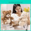 Charming Plush Creative Bear Toy Available In Brown Pink And White Colors