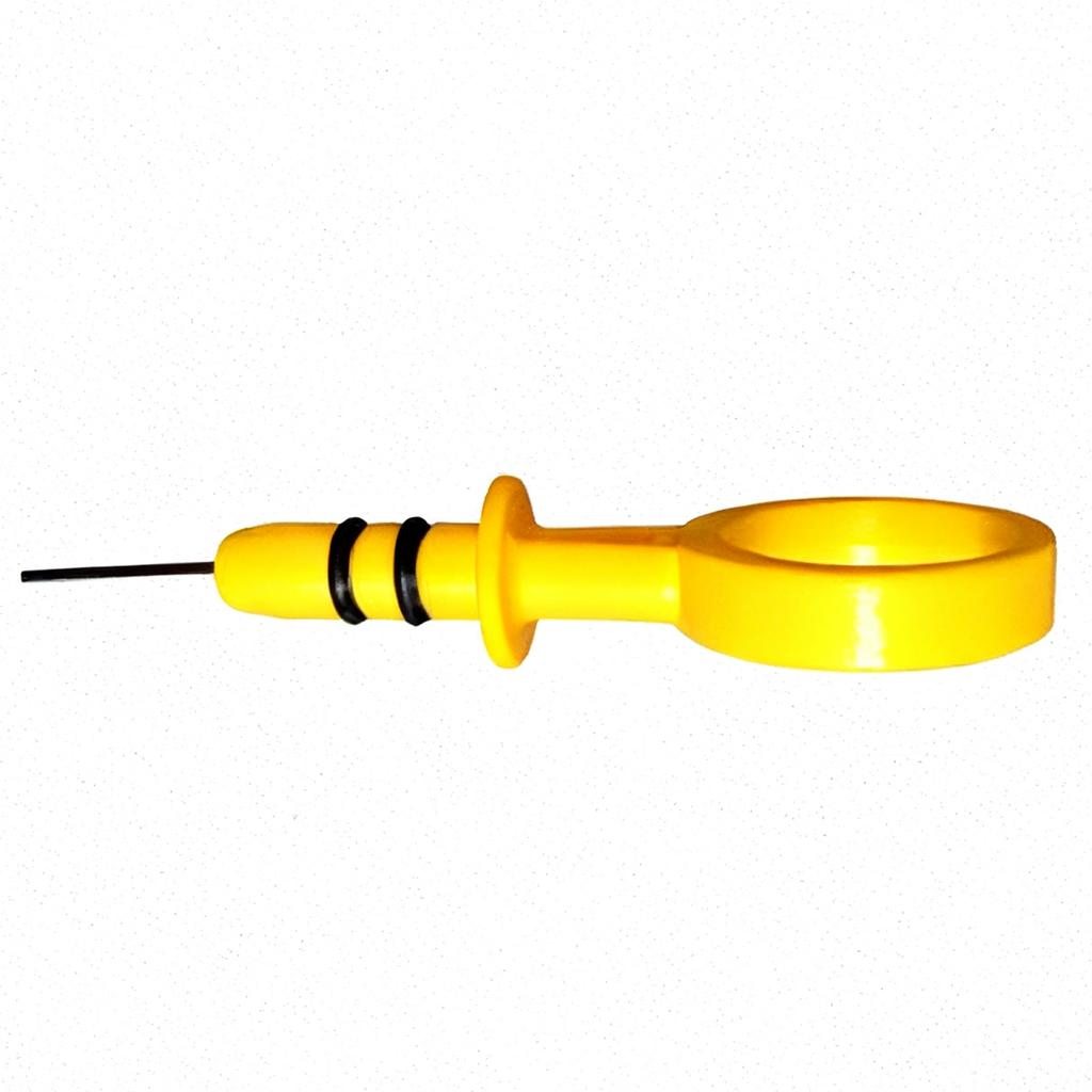 Heat Resistant Engine Oil Dipstick Featuring Easy Read Scale For Fast Garage Or Nighttime Vehicle Inspections 12610053