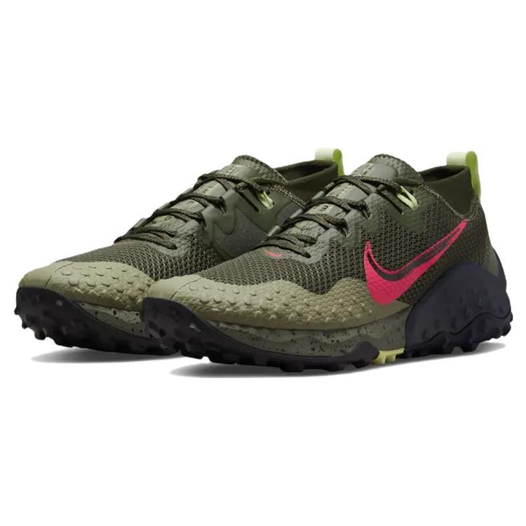 Nike Wildhorse 7 Cargo Khaki Siren Red CZ1856-302