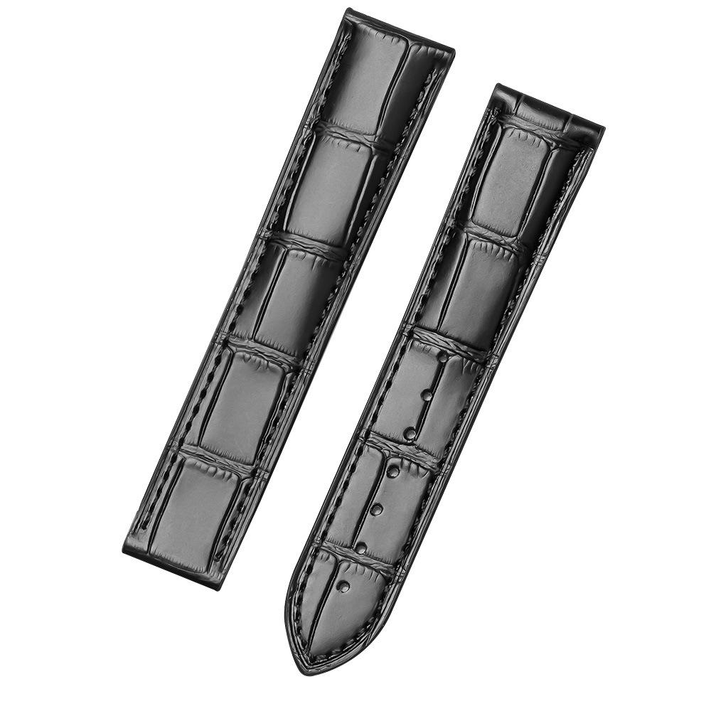 Omega Seamaster Genuine Leather & Bamboo Butterfly Strap - Men's & Women's Cowhide 20mm.