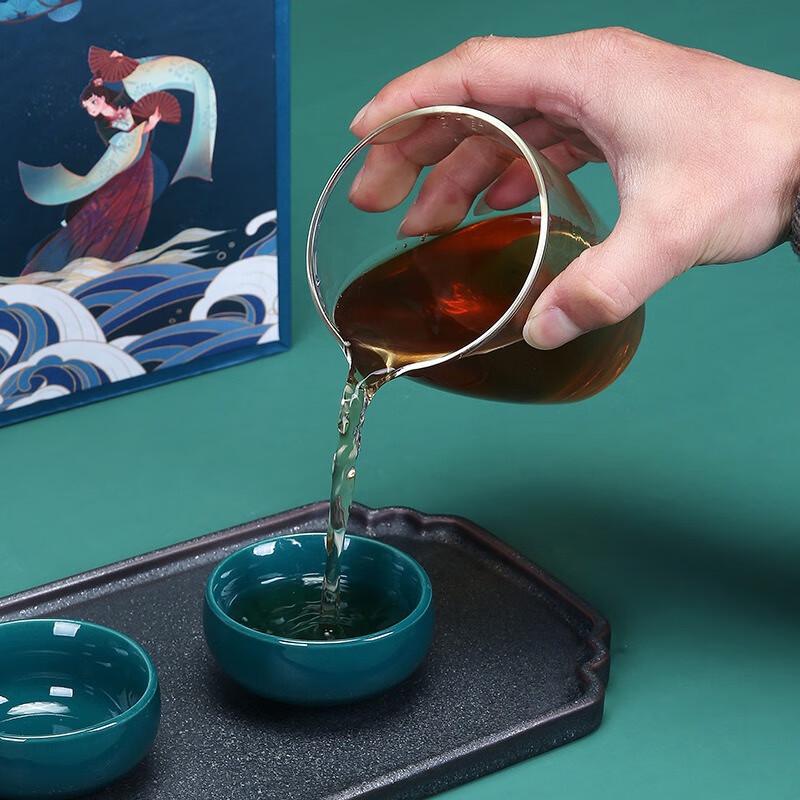 OIMG Ceramic Kung Fu Tea Set