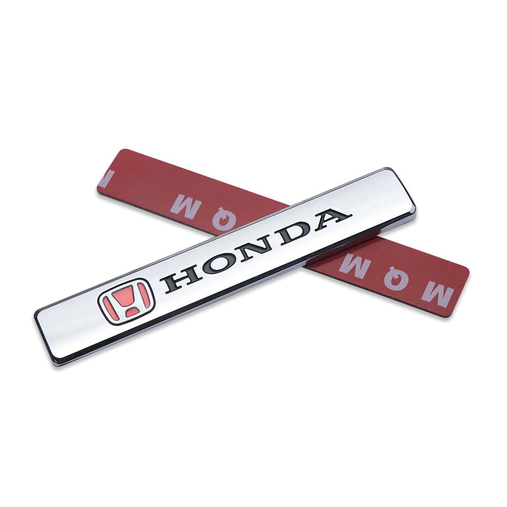 AAAKE1 For Honda Civic Fit Jazz Accord Pilot CRV Odyssey Passport City HRV 3D Metal Car Logo Stickers Fender Trunk Emblem Accessories