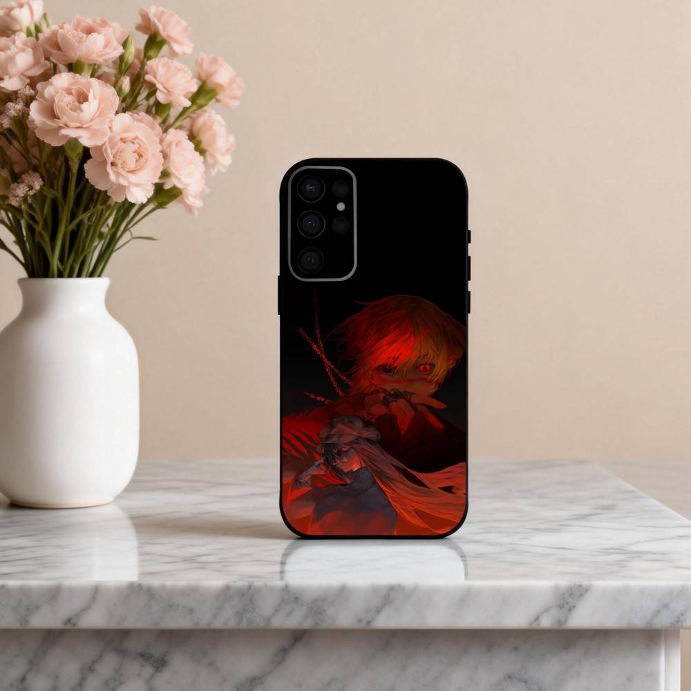 H-Hunter X H-Hunter K-Kurapika Phone Case For Samsung S25,24,23,22,30,21,10,9,Ultra,Plus,Lite,FE,4,5 G Soft Black Case Samsung S21plus