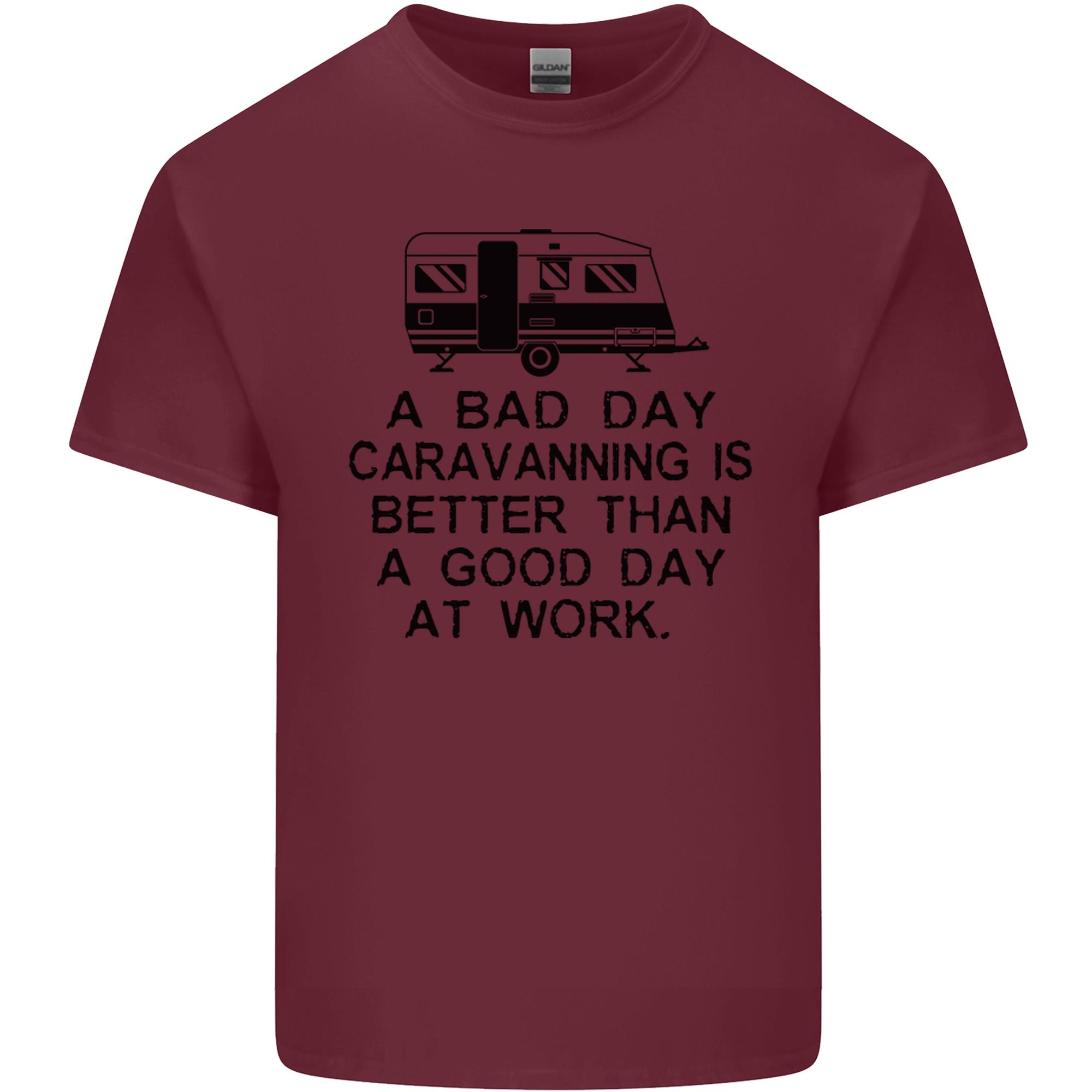 A Bad Day Caravanning Caravan Funny Unisexs Light Cotton TShirt S
