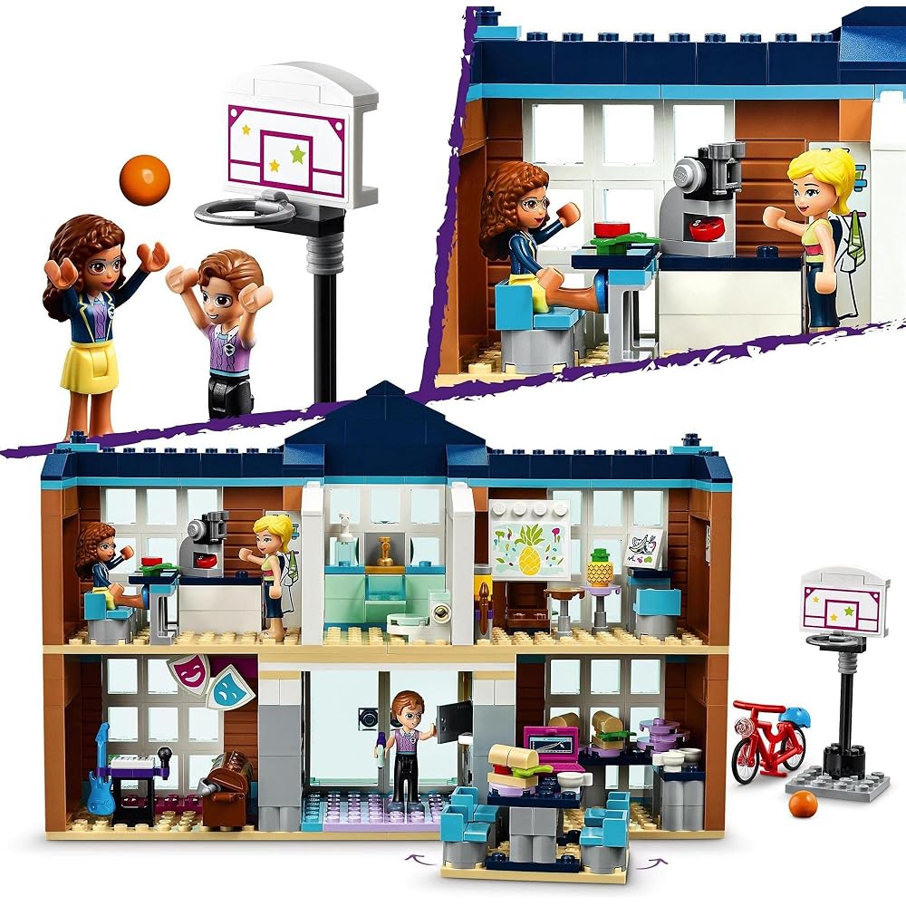 LEGO Friends Heartlake City School Set 41682 Building Blocks Toy for Girls Age 6 and Up