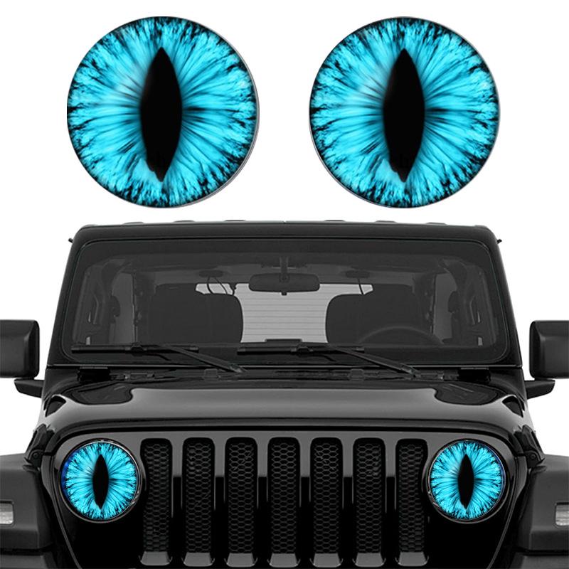Beast Eye Wrangler Scheinwerferaufkleber - Transparente Autoaufkleber