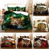 Leopard Black Panther Pattern Comfortable Duvet Quilt Cover Pillowcase Bedding Set Children Bedroom Decoration Home Textile