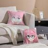 Anime B-Bocchi The Rock-MT Cartoon Pillow Case Printing Pillowcase Living Room Sofa Cushion Cover Bedroom Room Decor