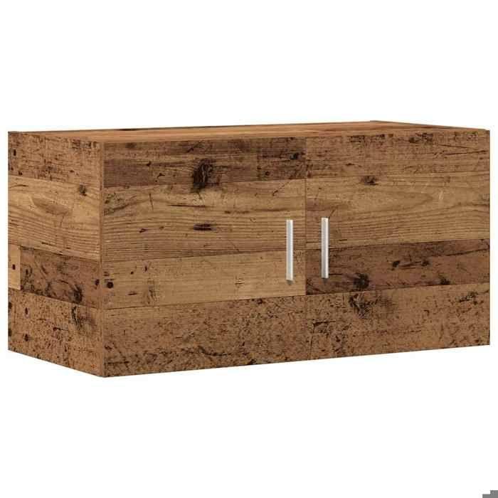 VidaXL Meuble mural vieux bois 80x39x40 cm bois d'ingénierie 856028