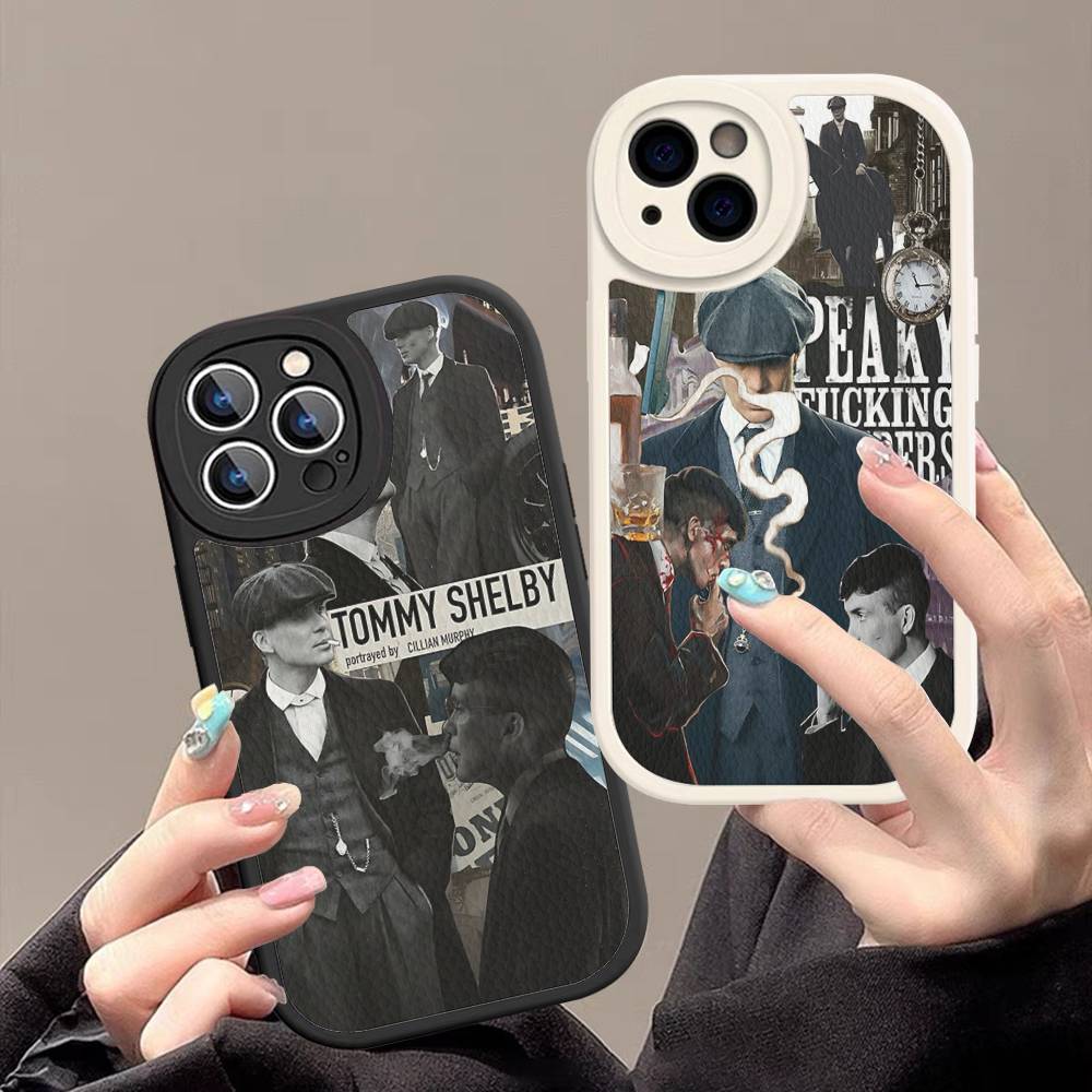 Movie P-Peaky B-Blinders TV Phone Case For IPhone 16 15 14 13 12 11 Pro Max Plus Soft Leather Cover