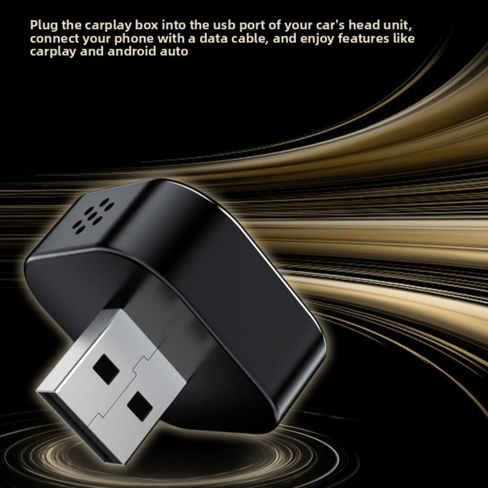 Wireless CarPlay Adapter Short Design Smart Android Auto CarPlay Box for Seamless Connectivity