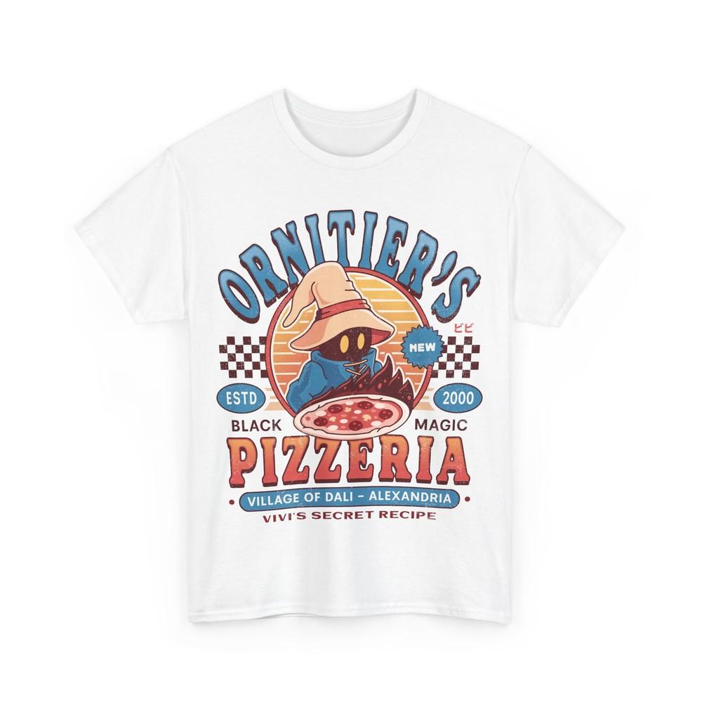 Ornitier Pizzeria Vintage Unisex T-Shirt. Final Fantasy IX Video Game. FF9. Vivi