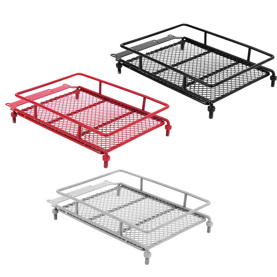 RC Metal Roof Rack Luggage Carrier with LED Light Fit for MN 1/12 RC Crawler MN90/MN90K RC Model Car Spare Parts Roof Rack