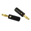 Premium Gold Plated Male Connector for Professional Audio Speaker Wire Cables