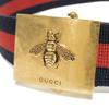 Used 9539 Bee Web Stripe GI Belt, 1.6" (429027 H1FIT 8497 7966) Shelly Bee Red 95/38 Gacha Logo Cotton Navy Men's from