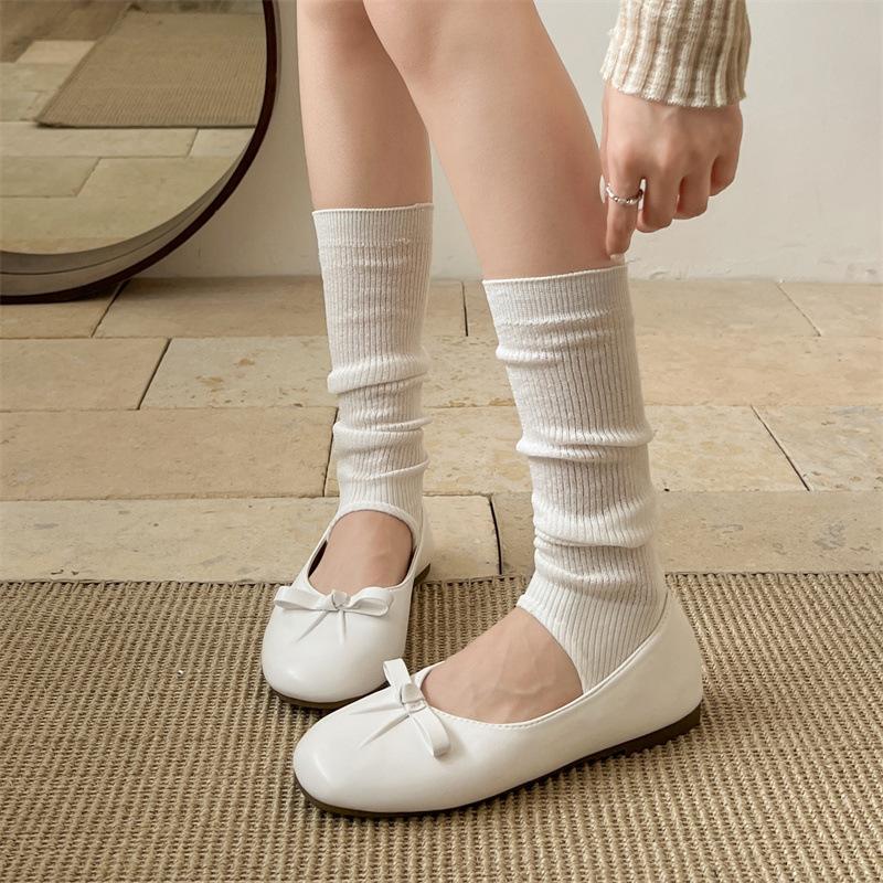 Retro Silver High-end French Flat-bottomed Light-mouth Single Shoes Women's Summer 2025 New Skirt Versatile Mary Jane Shoes