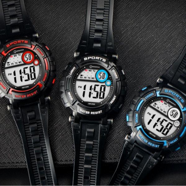 Jaejae Factory Sports Watch Waterproof Student Electronic Wristwatch M38