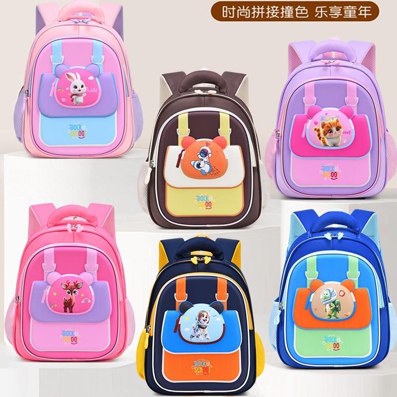 Kids 3D Hardshell Backpack Preschoolers - Cute Animal Design Waterproof Nylon School Bag With Padded Shoulder Straps