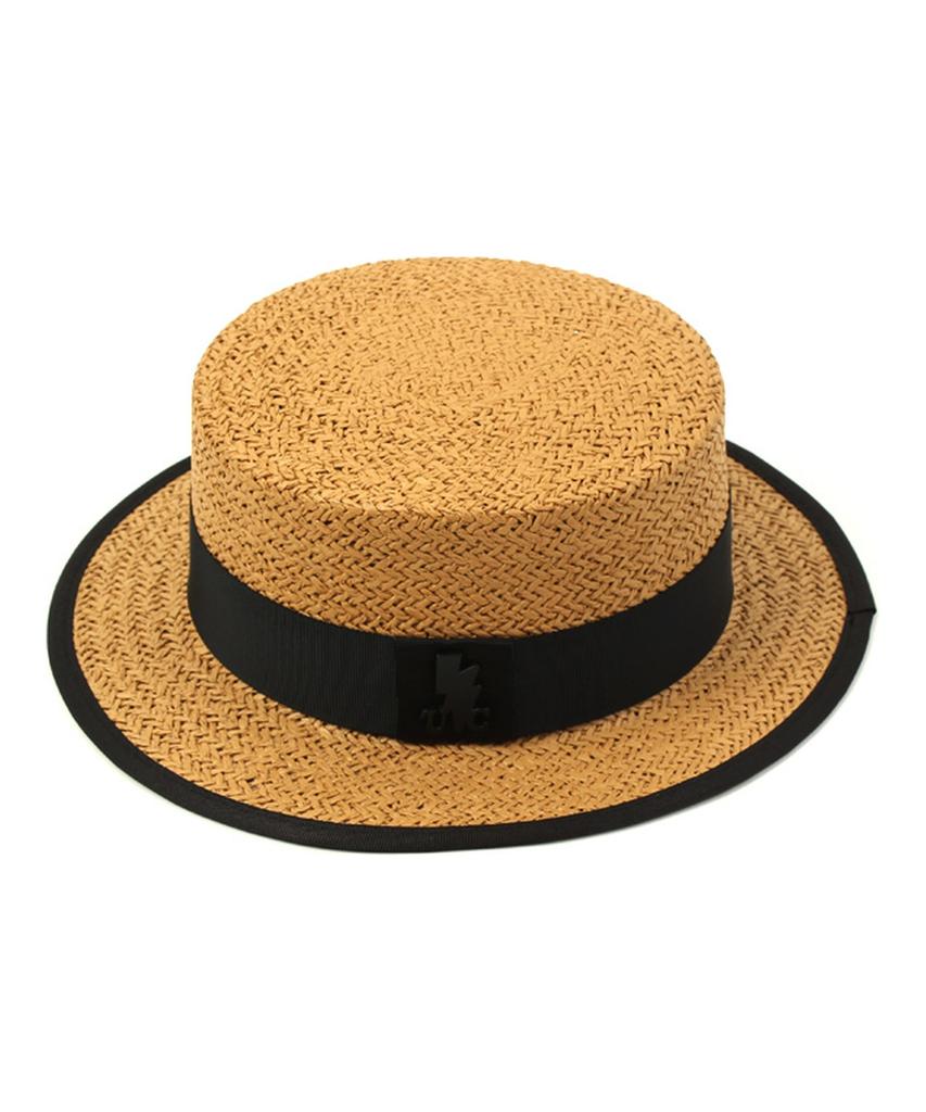 Taping Beige Panama Hat