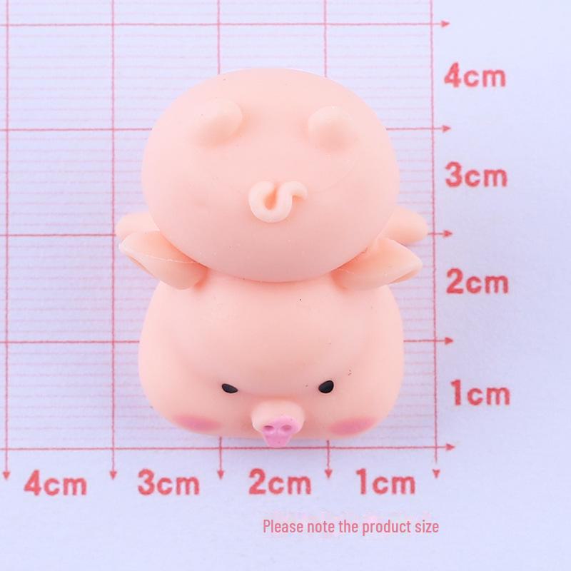 Dinosaur Piglet Doll DIY Resin Accessories: Cream Glue Mobile Phone Case & Fridge Magnet Materials