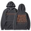 Liebe Person hinter mir Du bist genug Hoodie Mode Hip Hop Herren Damen Langarm Oversize Winter Fleece Freizeit Trainingsanzug Geschenke