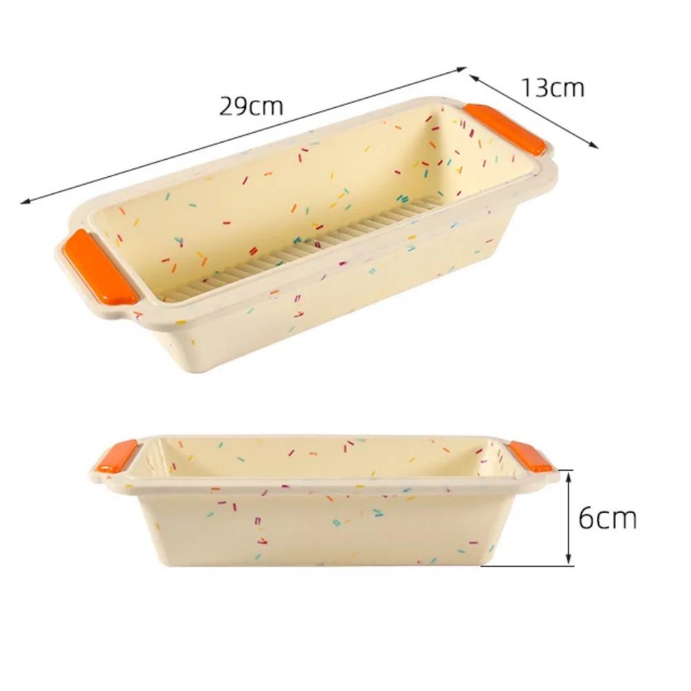 Non Stick Bread Baking Mold Heat Resistant Cake Mold Homemade Silicone Toast Baking Tray Diy