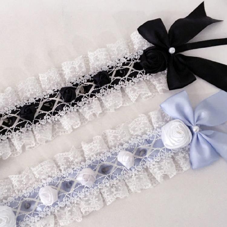 Punk Rock Rivet Headwear Cool Bowknot Hair Hoop with Spikes Decors for Music Festivals and Nightclubs