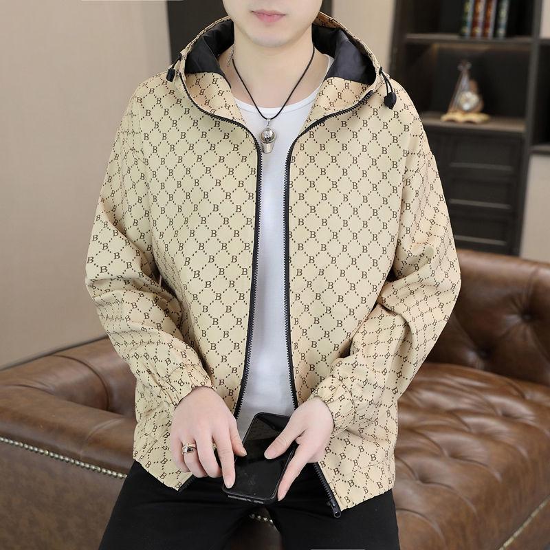 Men's Hooded Slim Fit Jacket - Trendy Spring/Autumn 2025 Style