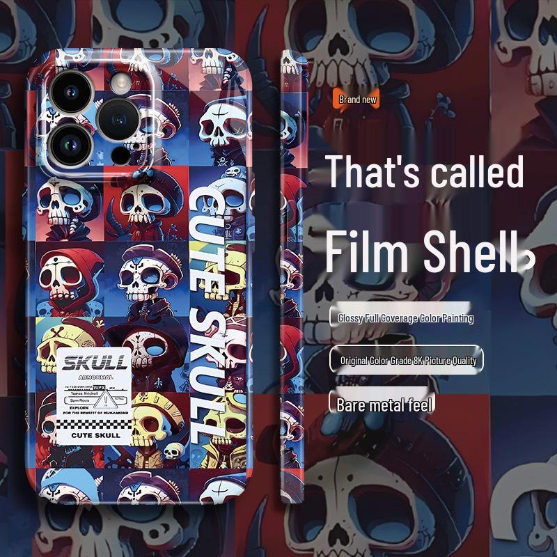 

Cartoon Film Full Coverage Soft Case for iPhone 11, 13, 14, 16, 17 Pro Max – Simple Niche Design. iPhone 11 Pro Max
