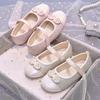 Girls' Butterfly Crystal Princess Shoes - 2025 Spring/Autumn Soft Sole for Hanfu