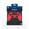 Manette De Jeu - Nacon - Gaming Illuminated Compact Controller - Rouge - Filaire - PS4