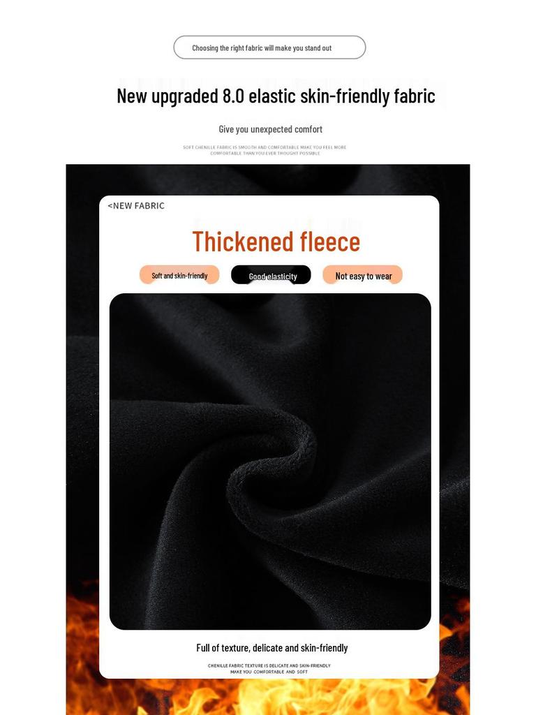 2024 Autumn/Winter High-Waist Corduroy Flared Pants: Plus Velvet, Thickened, Slimming, Casual Korean Style