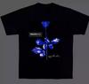 2025 Depeche Mode Rock Short Sleeve Rose Men's and Women's T-shirts Punk American Hip Hop Cotton Tshirts High Quality T-shirt