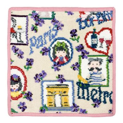 Feiler Handkerchief Hand Towel Towel Handkerchief 25cm Tour De Paris Raspberry [Item]