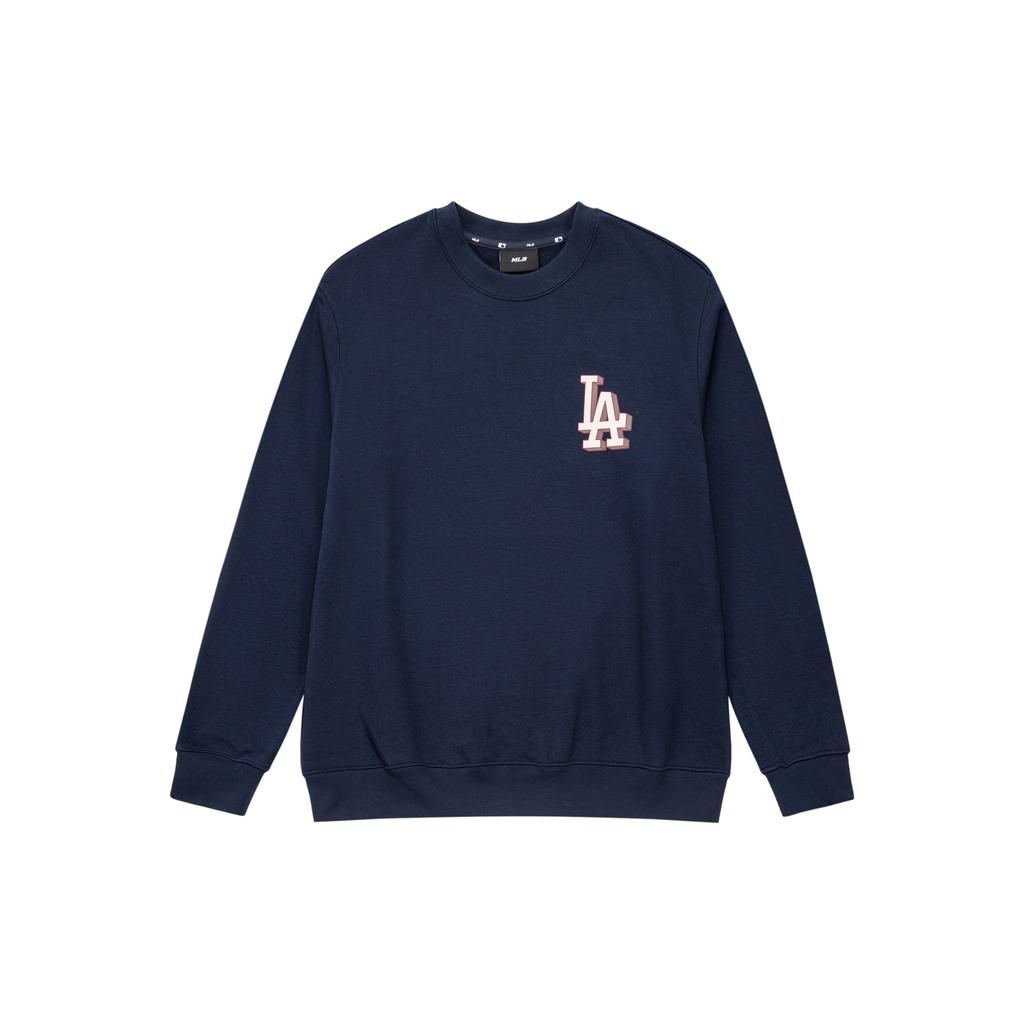 New MLB Sweatshirt Unisex Navy Blue 3AMTM0934-07NYD