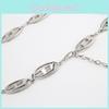 Silver Metal Dletter Chain Waist Chain Adjustable Skirt Versatile Jeans