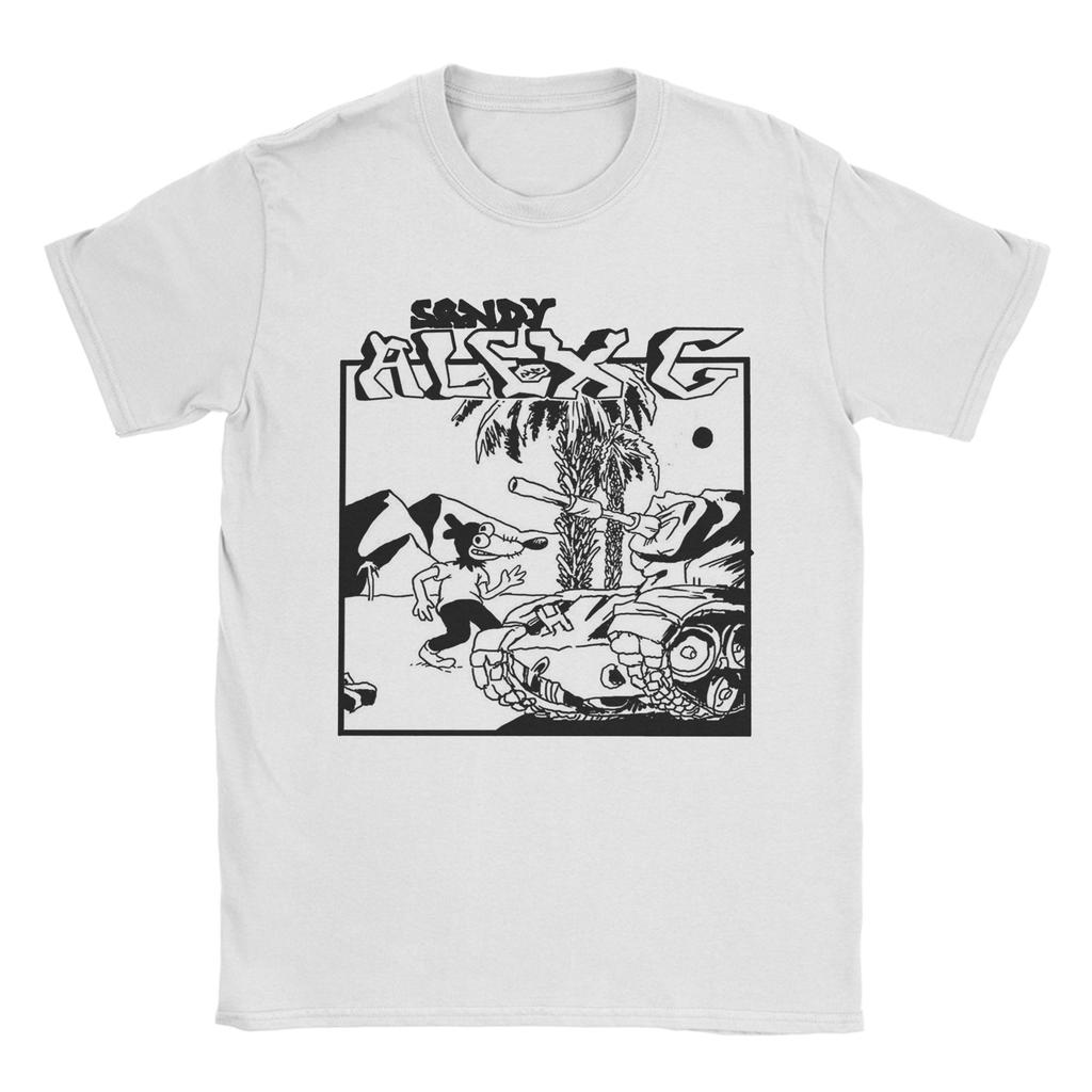 Men Women T-Shirt Singer Alex G Print T-Shirts Hip Hop  Beach Tee Shirt Vintage Pattern 100 Cotton Clothes Birthday Gift