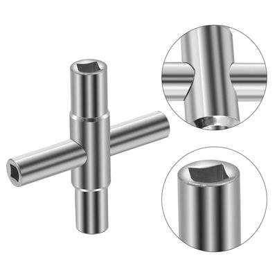 40Cr Stahlschlüssel 7,7*7,7 cm Badezimmerschlüssel Handwerkzeuge